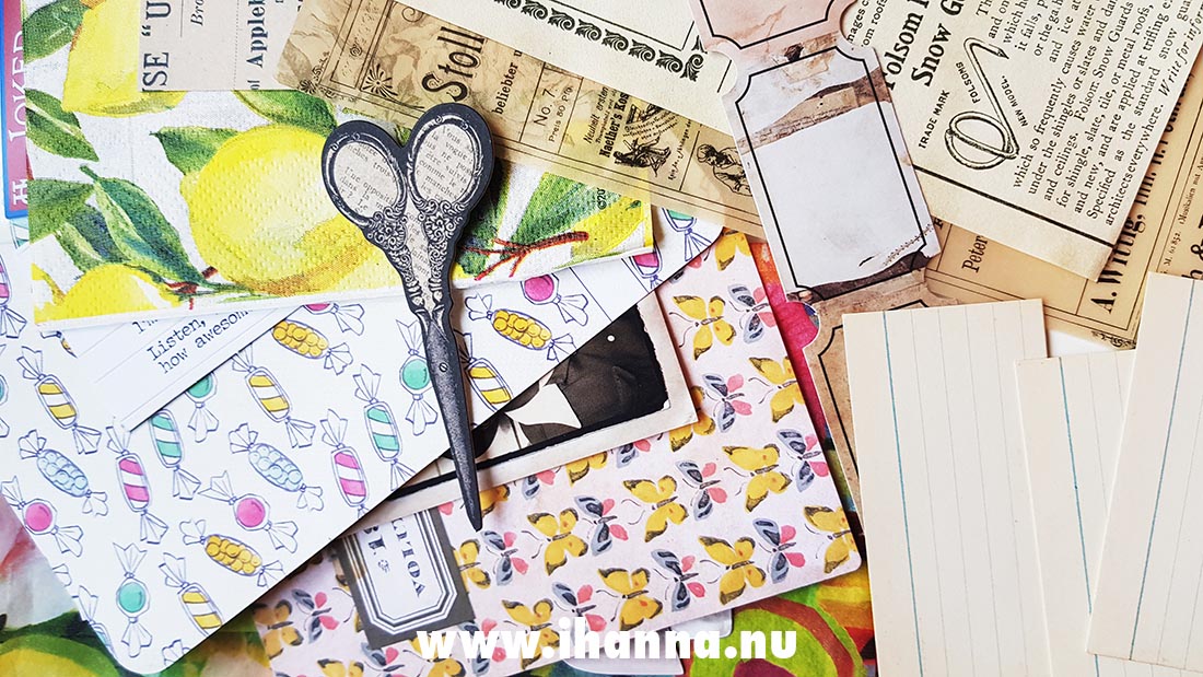 Today I share the collage paper bits that Dede Willingham Inkwell sent to me in happy mail. #ephemera