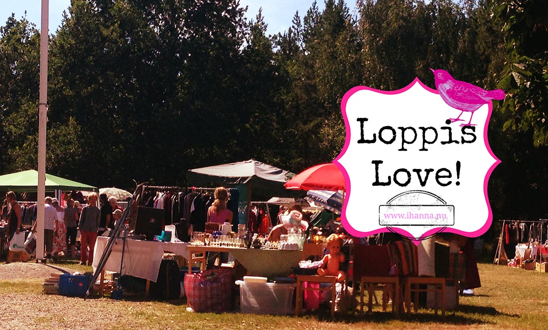 Loppis love means loving flea markets and second hand shops and finding gems there to repurpose or be inspired by