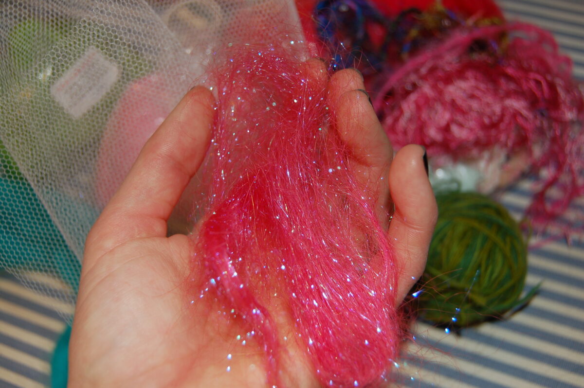 Angelina fiber experimenting (copyright Hanna Andersson)