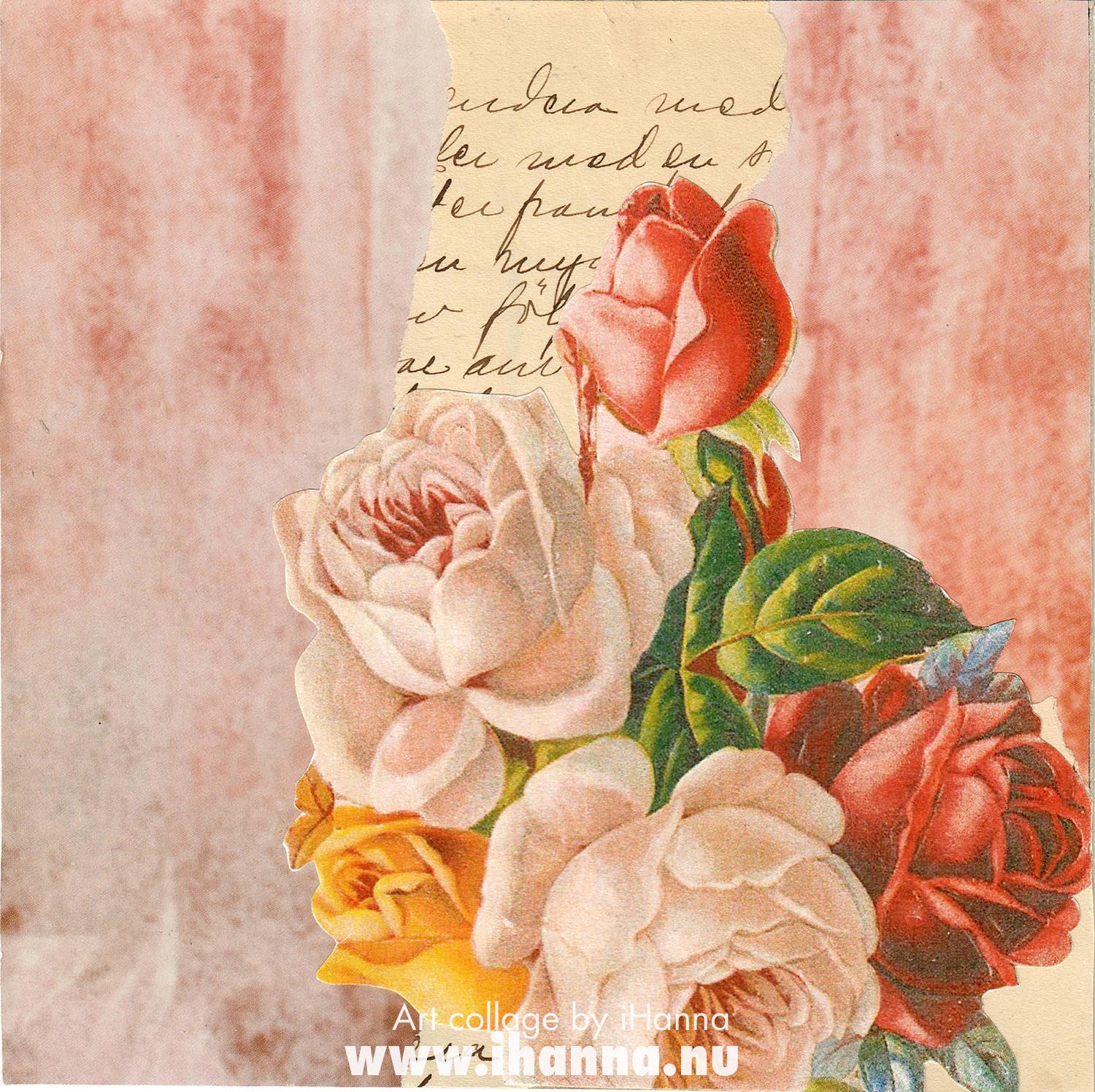 Art collage by iHanna called Beauty in the Eye of the Beholder made in 2022 (Copyright Hanna Andersson)