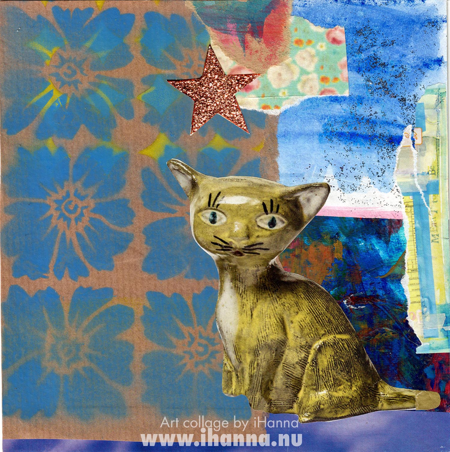 Art collage by iHanna called Belongs to no one 2022 (Copyright Hanna Andersson)