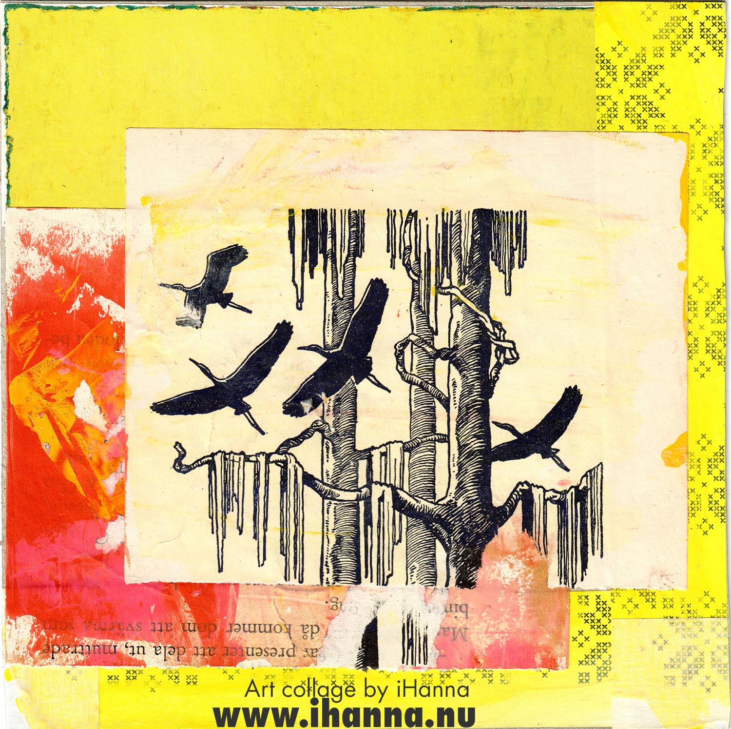 I'll take you there - art collage by iHanna made in 2022 (Copyright Hanna Andersson) 365fail