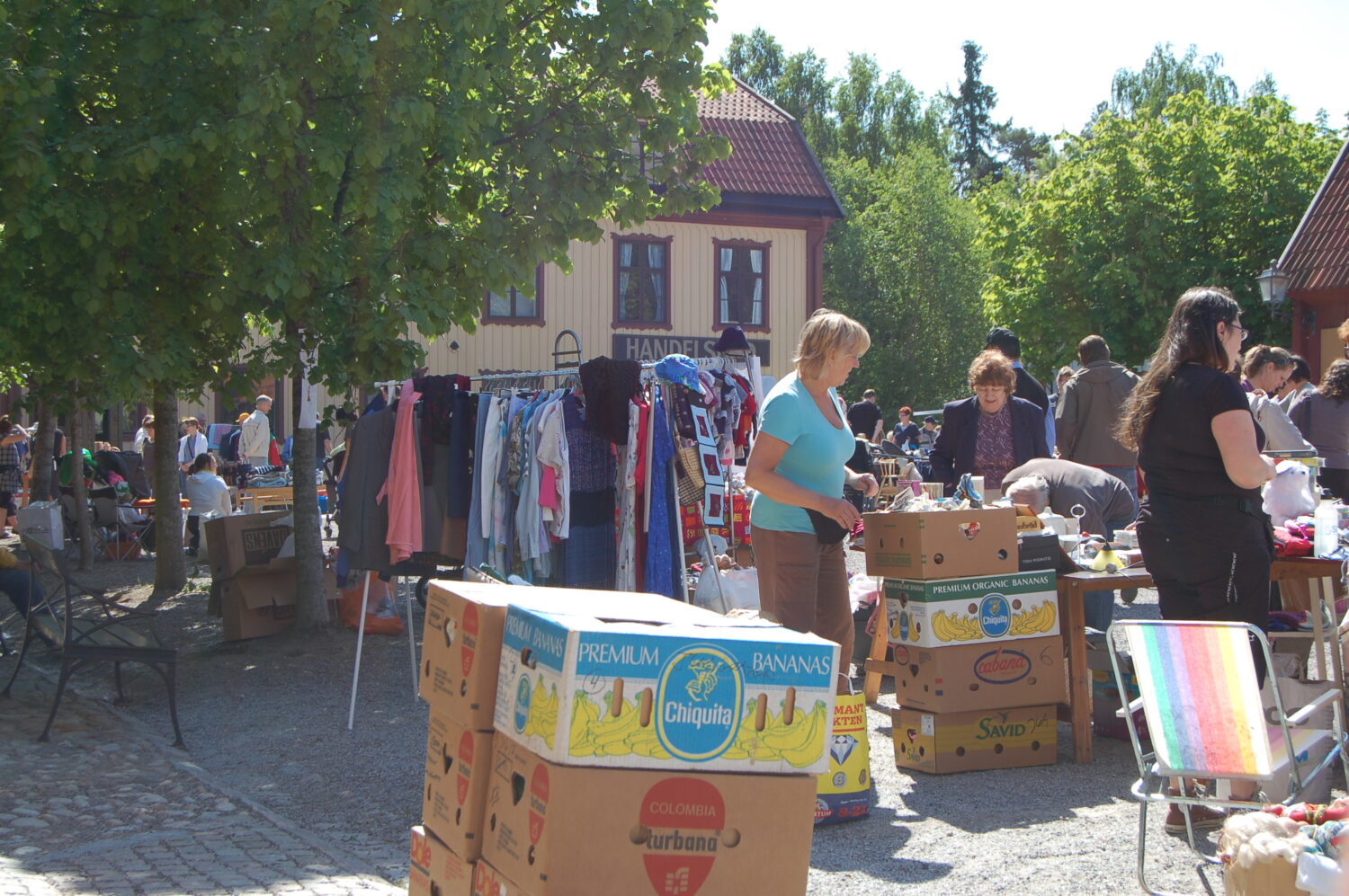 Summer Flea market in Sweden (Photo copyright Hanna Andersson)