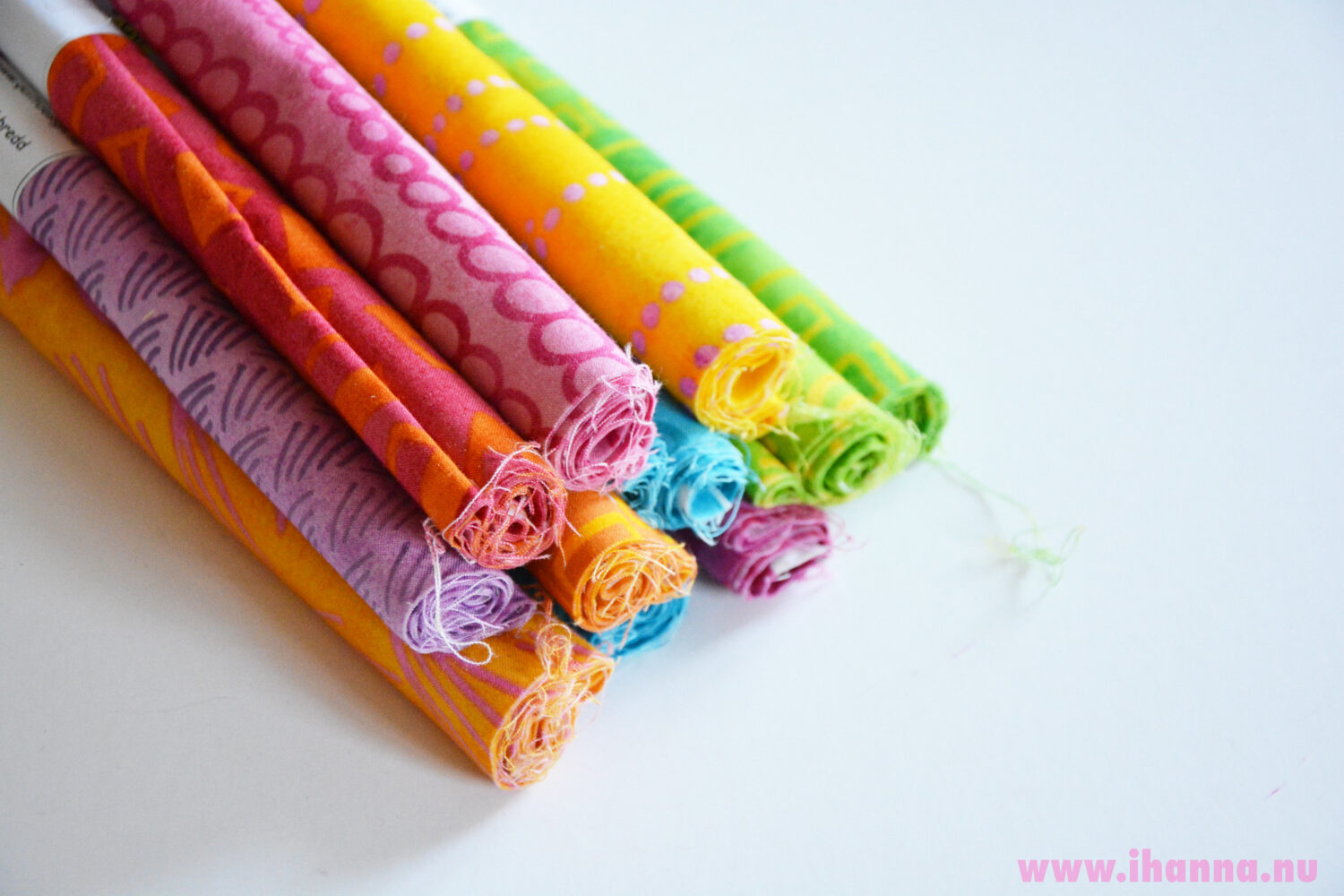 New rolls of fabrics bought at Syfestivalen, here to infuse me with inspiration for sewing. @ihanna