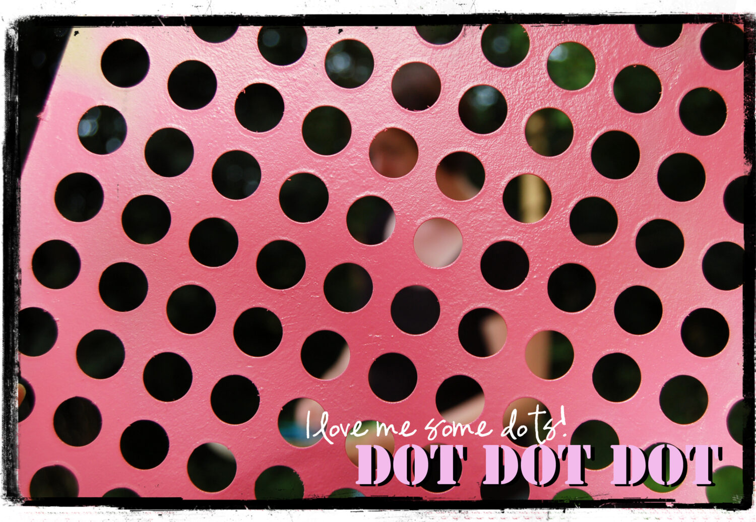 Stencil that makes dots (Photo Copyright Hanna Andersson)