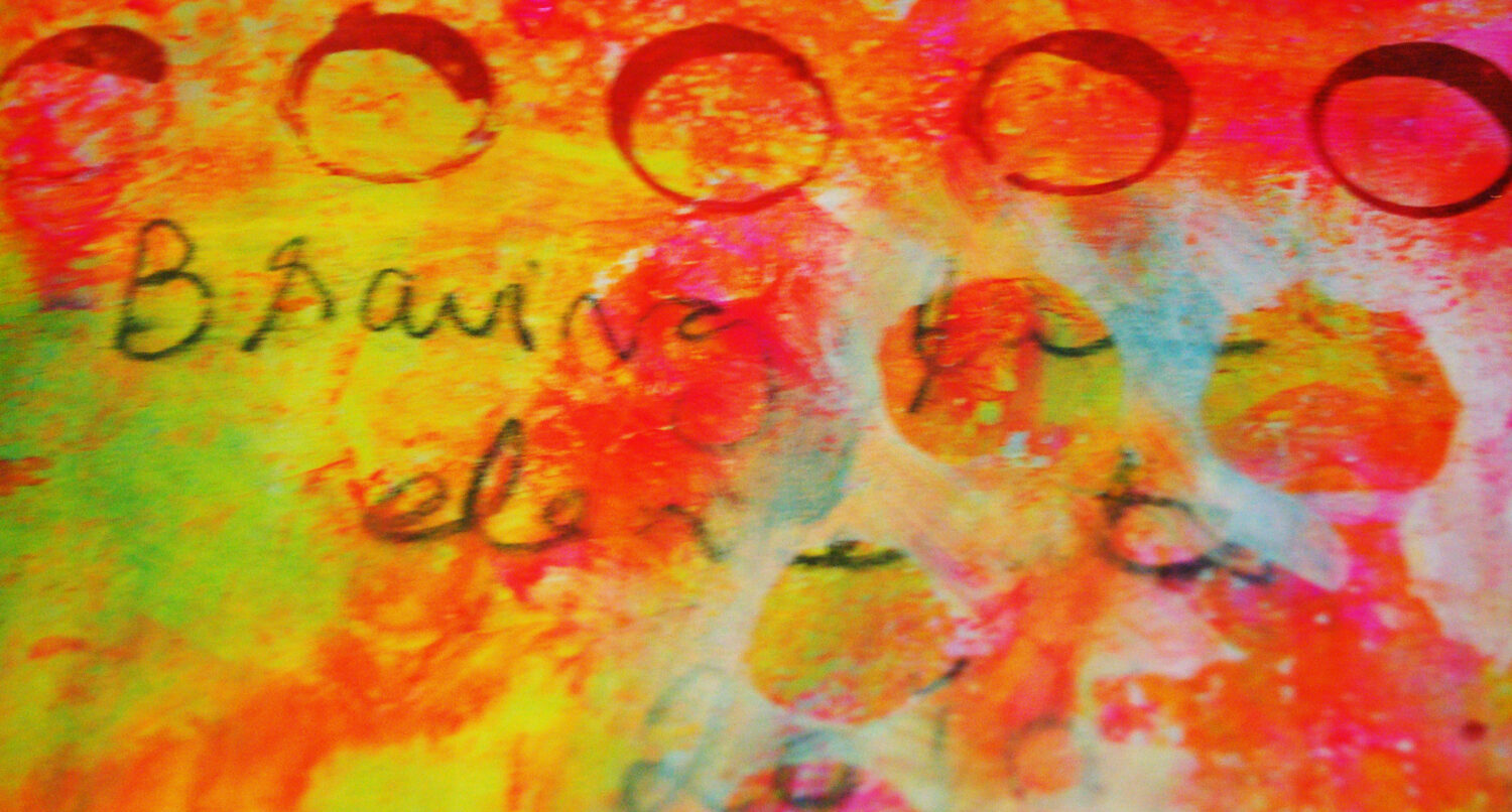 For the crusade braving the elements art journal bit blurry detail by iHanna (Photo Copyright Hanna Andersson)