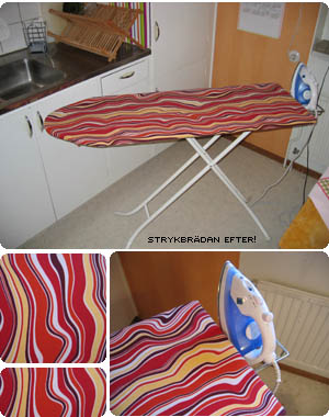 DIY projekt i köket : Begagnad och omklädd strykbräda