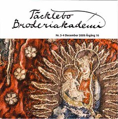 F?rsta tidningen f?r mig (Copyright Hanna Andersson) First embroidery magazine where I was part of the editorial staff (Copyright Hanna Andersson)