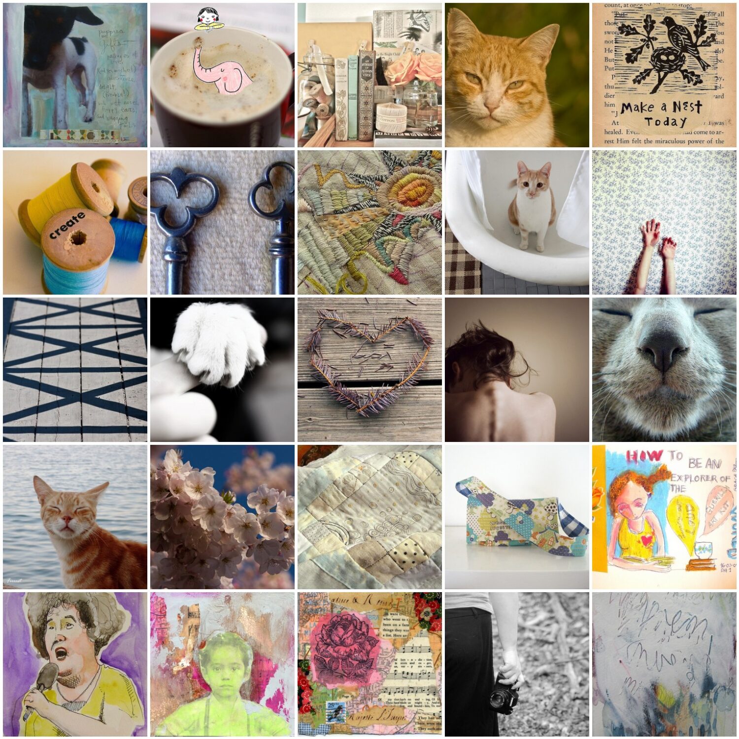 Inspiration Mosaic - April 2009