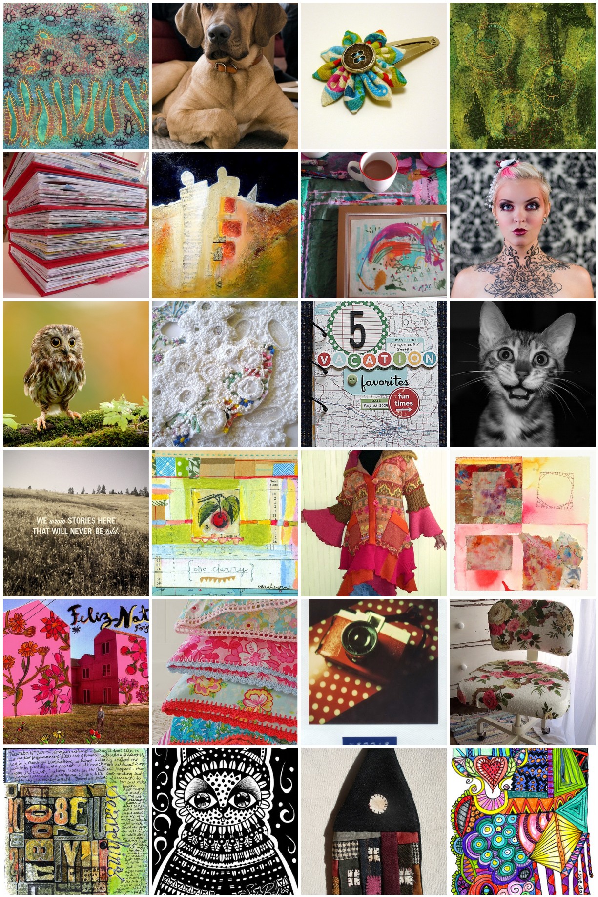 Inspiration Mosaic from Flickr photos collected by iHanna - November 2009