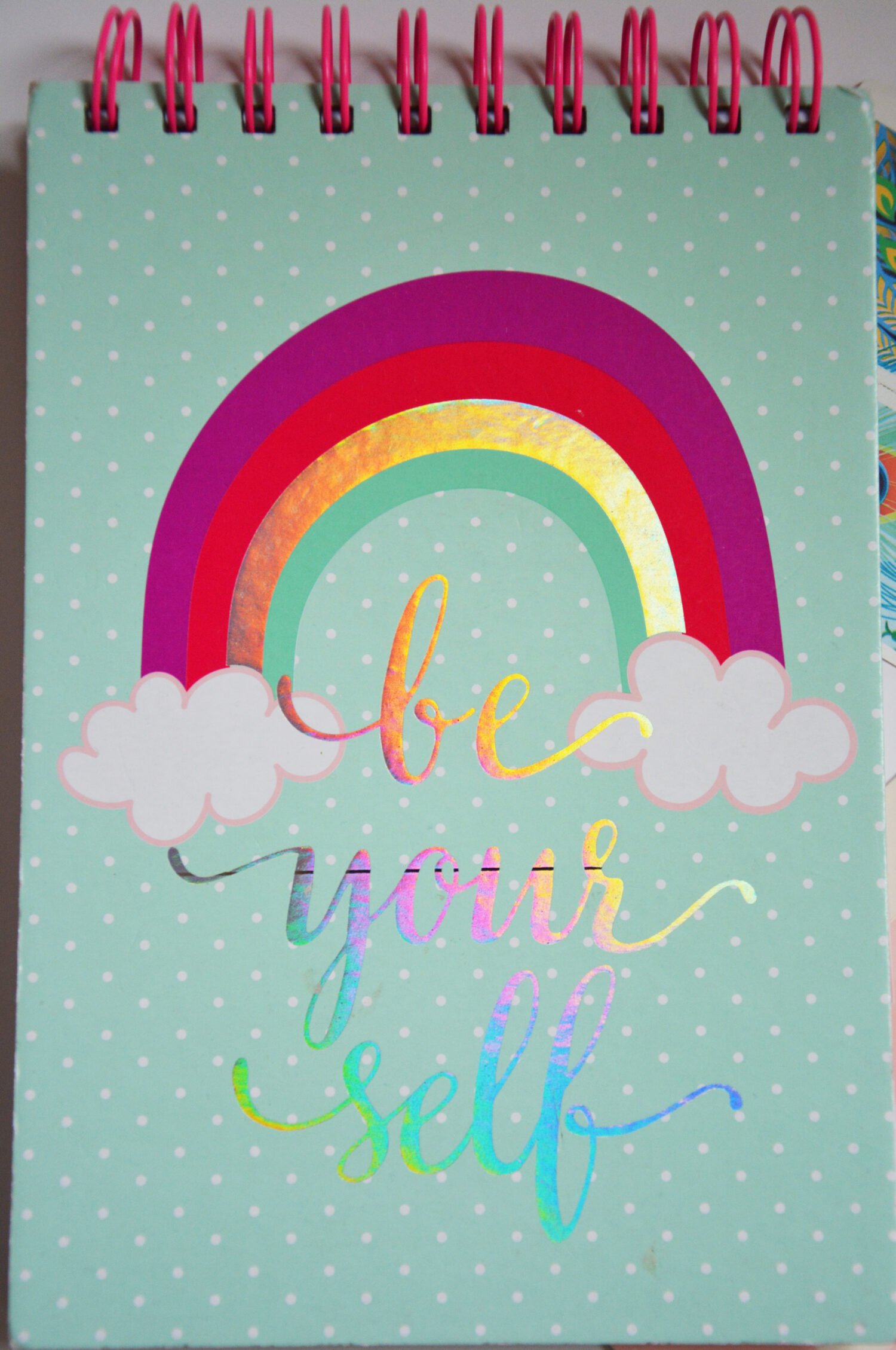 Be Yourself Notepad that I got when online swapping in the #notebookandpenswap
