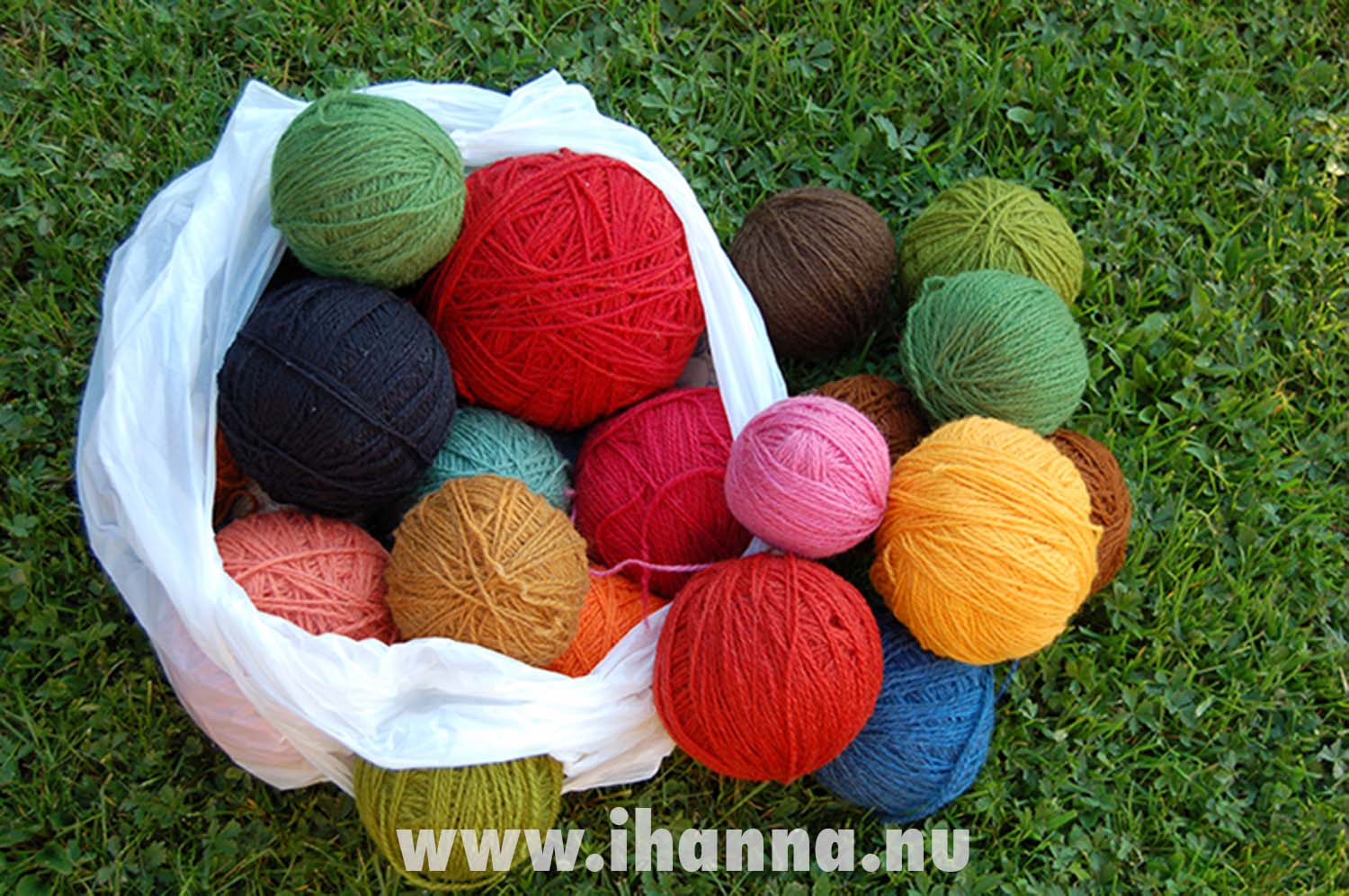 Thrifted wool yarn (Photo copyright Hanna Andersson)