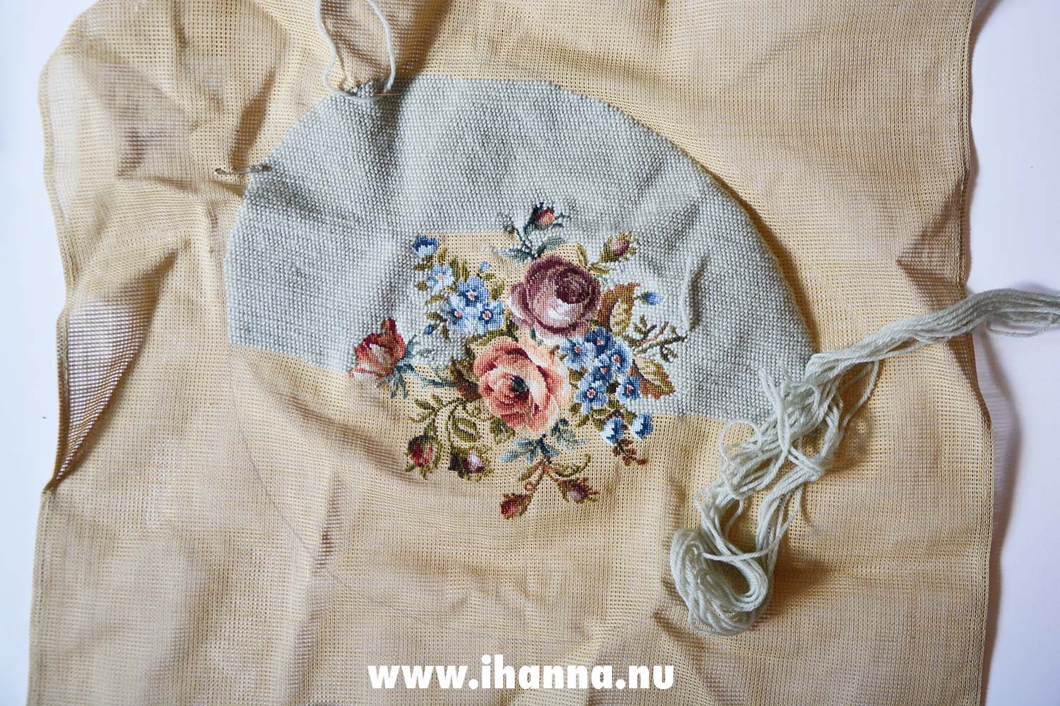 Farmors started embroidery in my stash (Photo Copyright Hanna Andersson)
