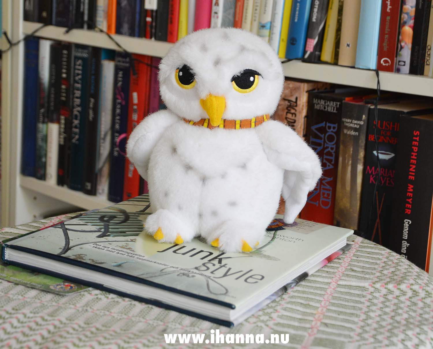 Hedwig the soft toy owl from Harry Potter (Photo copyright Hanna Andersson)