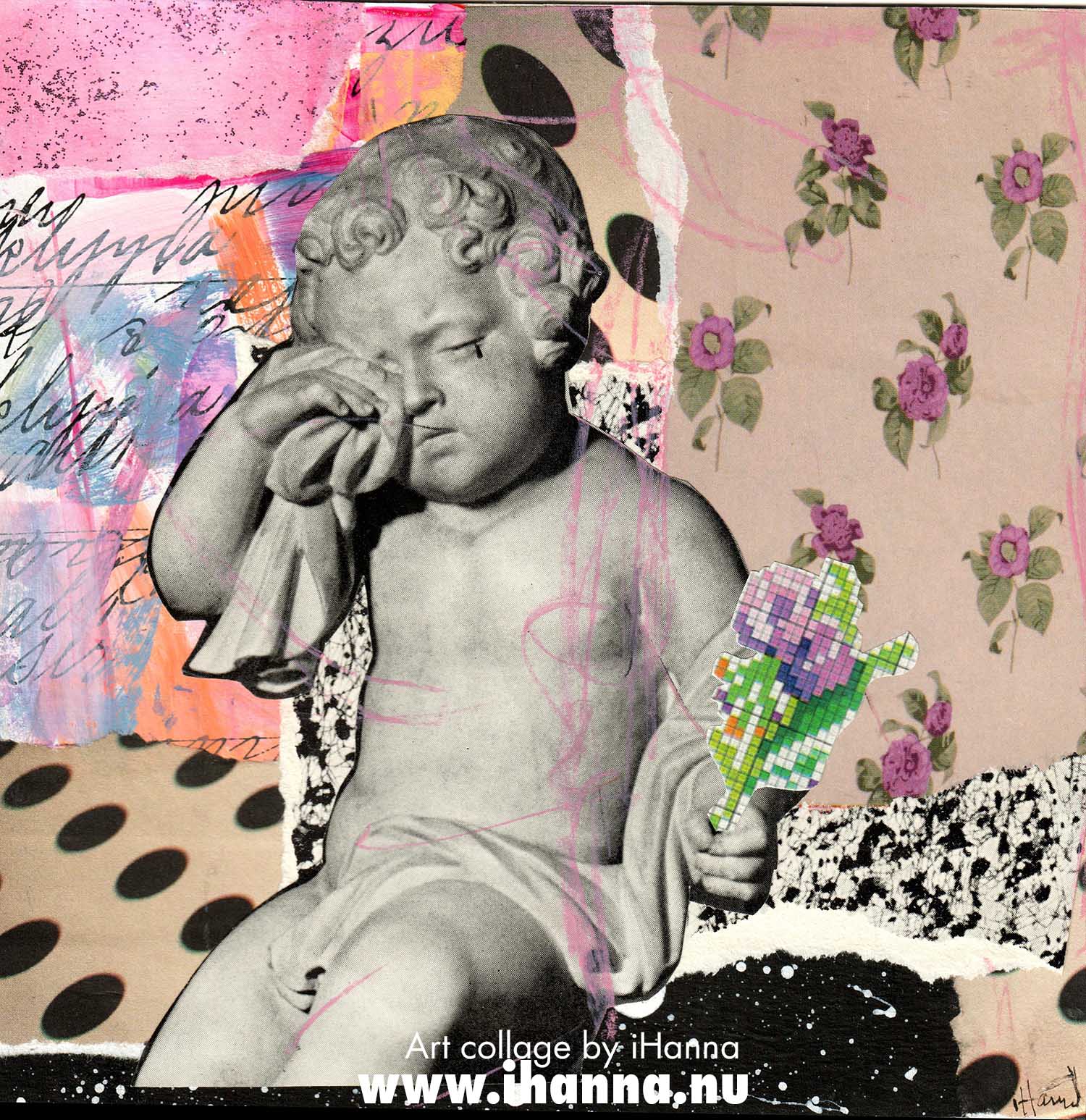 Last art collages made in 2022 by iHanna (Copyright Hanna Andersson of www.ihanna.nu)