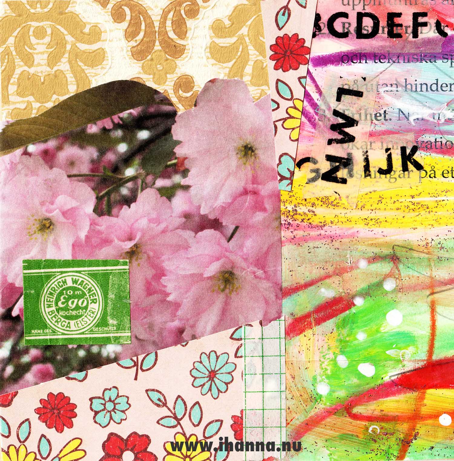 Collage made 2024 by iHanna, Cherry Blossom Season (Copyright Hanna Andersson)