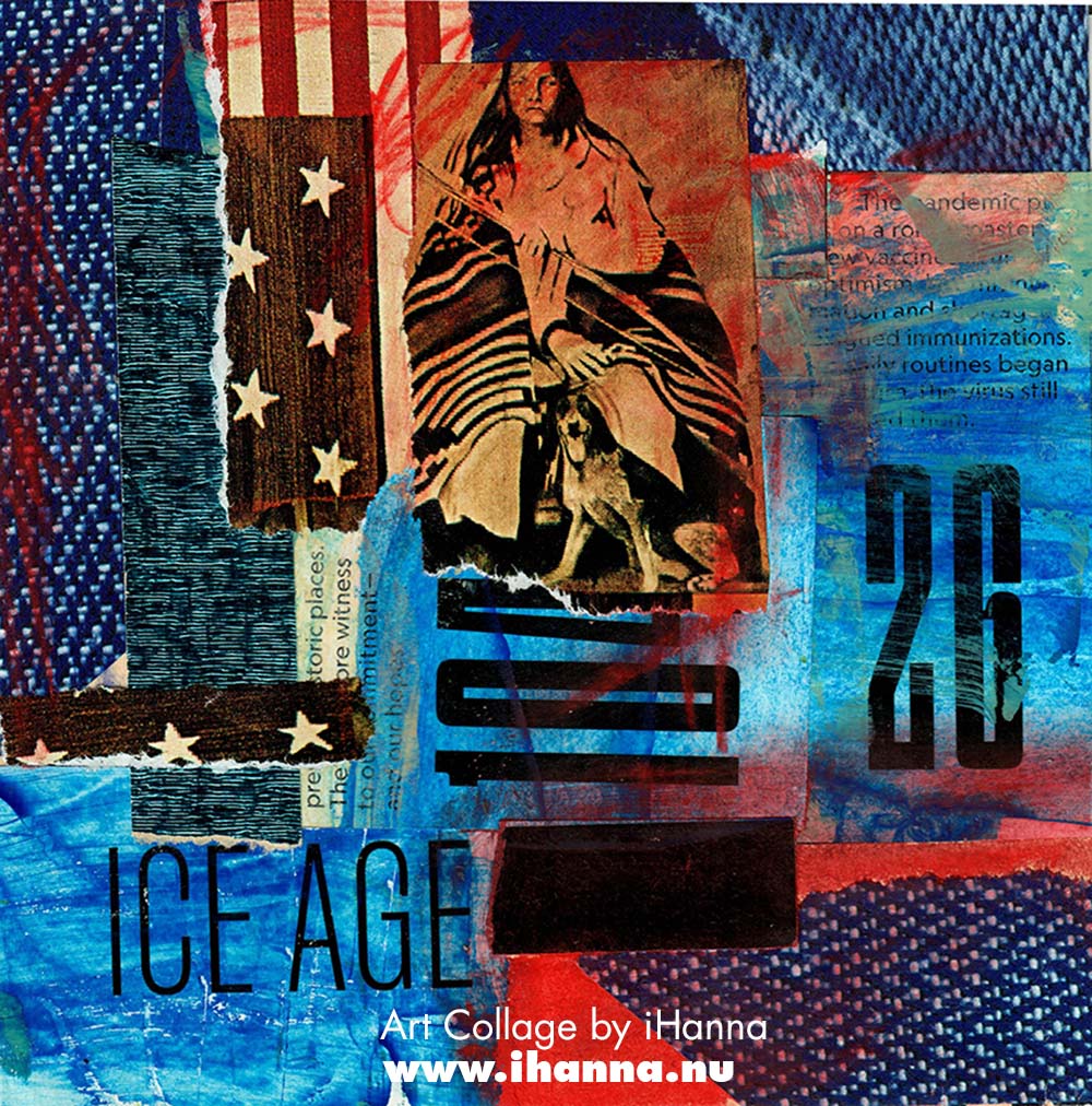 Art collage for America 2025 by iHanna  in the 365 series (Copyright H. Andersson) 