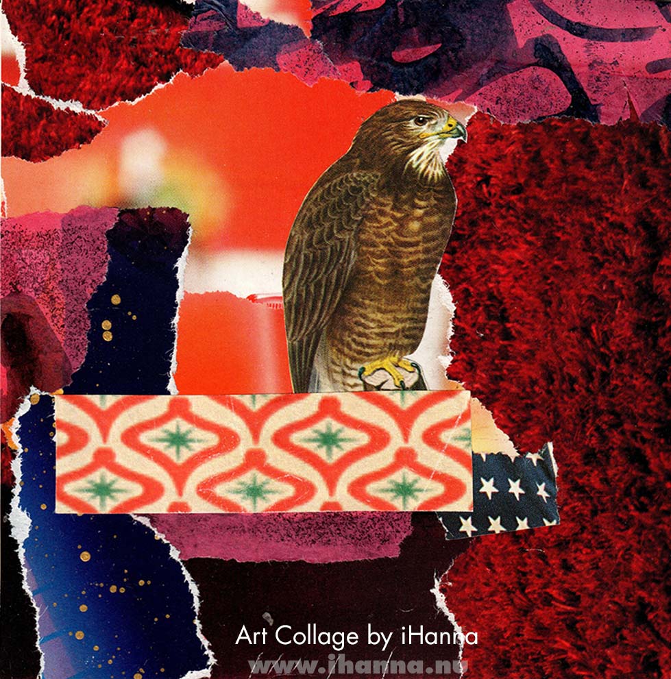 Art collage for America 2025 by iHanna in the 365 series (Copyright H. Andersson)