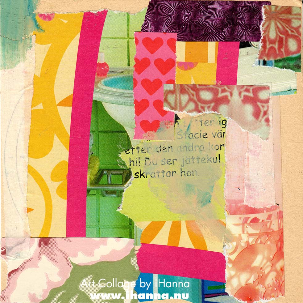 Little Sister art collage 2025 by iHanna (Copyright H. Andersson)