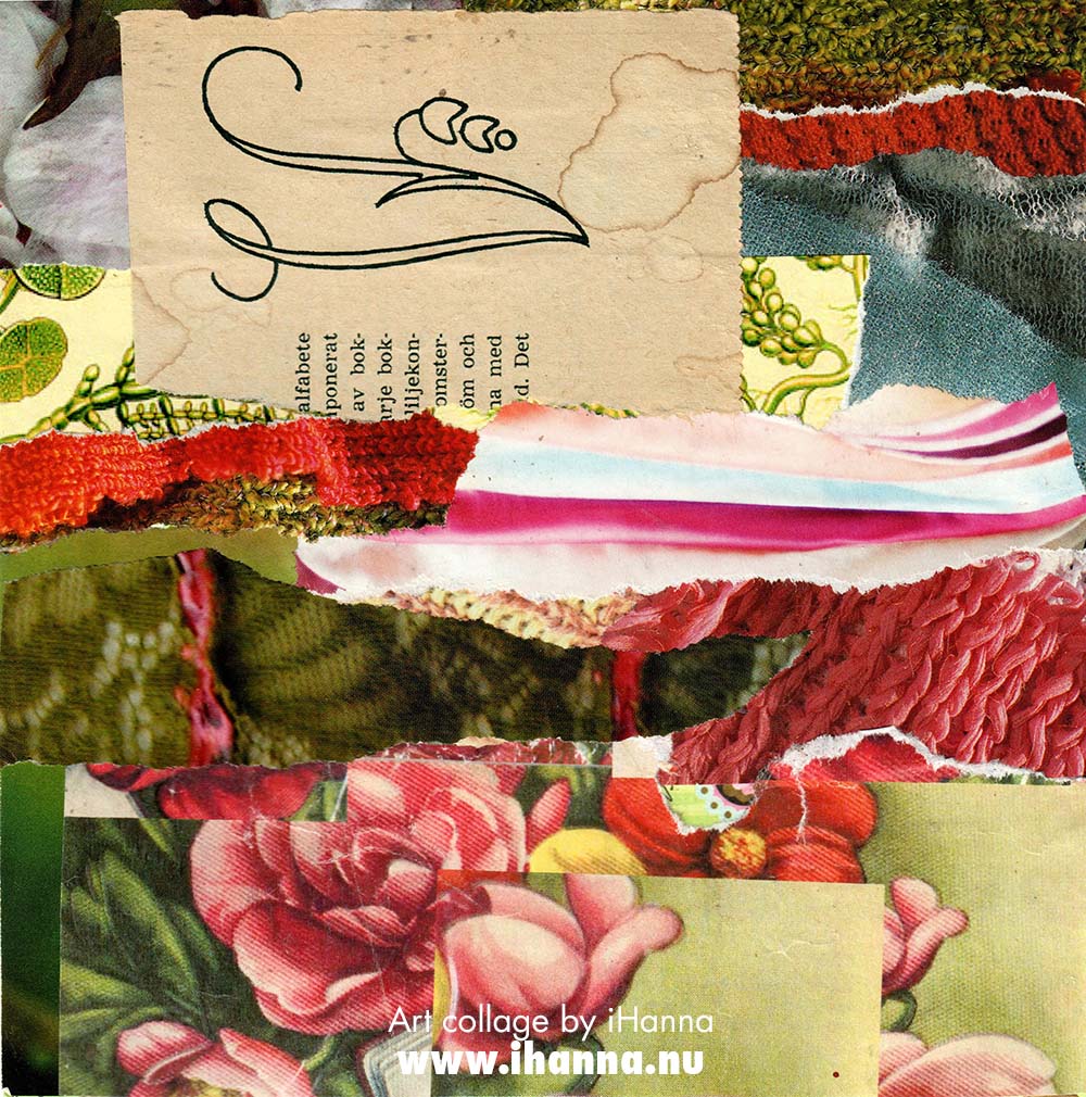 what a Wonderful World - Square art collage by iHanna in the series 365 collages in 2025 (Copyright H. Andersson)