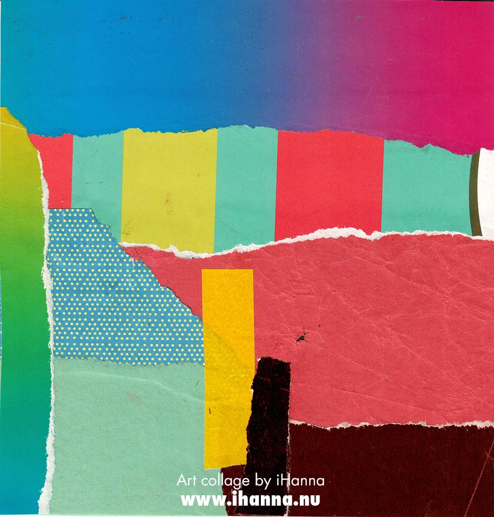 Color field collage 135 It might Last Forever (hopefully) by iHanna (Copyright H. Andersson)