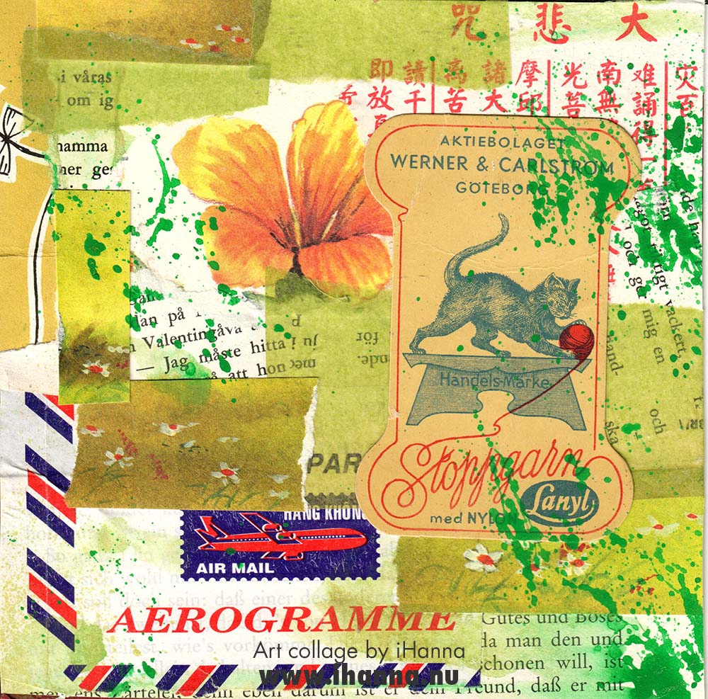 Wordsmithing Art Titles blog post collage 149 On the mend by iHanna, 365 collages (Copyright H. Andersson)