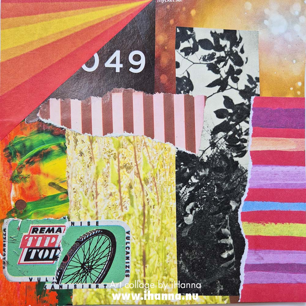 Square daily collage number 179 Ageless as always - made in the series 365 Collages in 2025 by iHanna (Copyright Hanna Andersson)