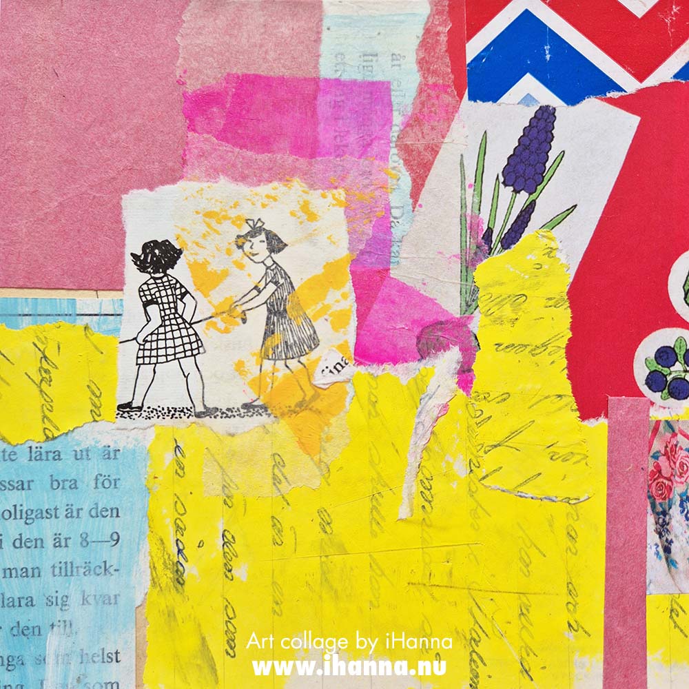 Square art collage number 200. It takes two made week 29 of 2025,  by iHanna (Copyright H. Andersson)