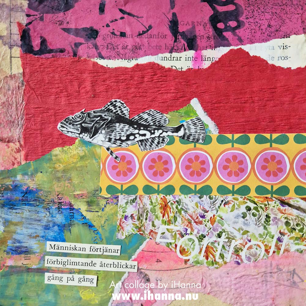 247. The Past is Present art collage by iHanna 2025 (Copyright H. Andersson)