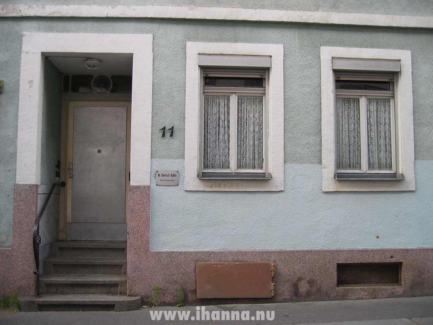 Door and window at Heidlberg 11 Germany (Photo copyright H. Andersson)