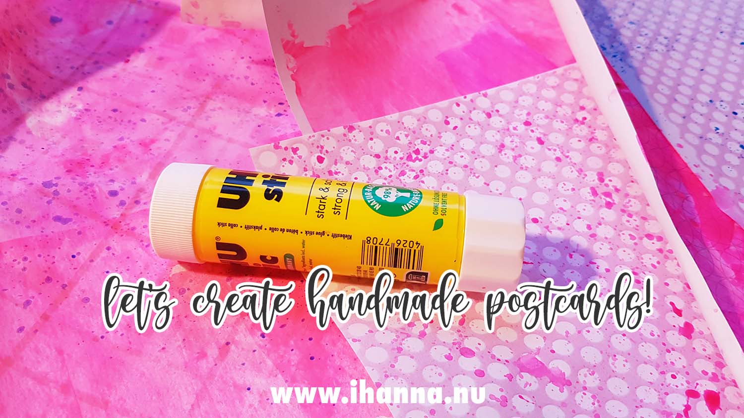 Let us create handmade DIY postcards together in 2025