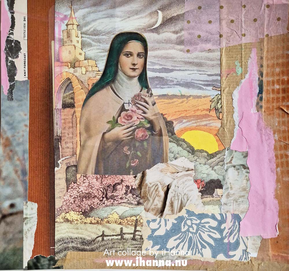 Going big or going home when it comes to collage art with the 365 collages in 2025 - title Start counting your remaining days by iHanna - (Photo Copyright Hanna Andersson)