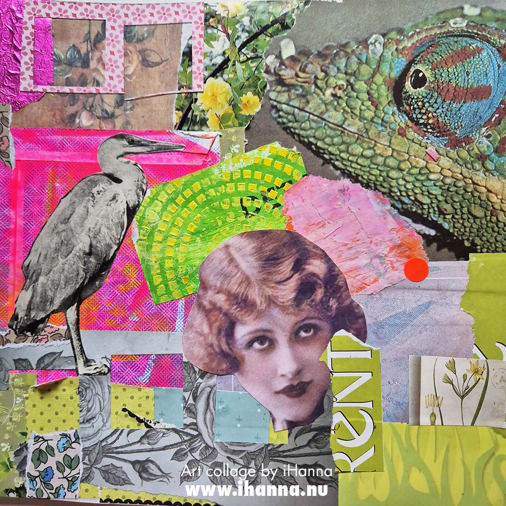 Going big with the 365 collages in 2025 - title  Truly in disguise by iHanna - (Photo Copyright Hanna Andersson)