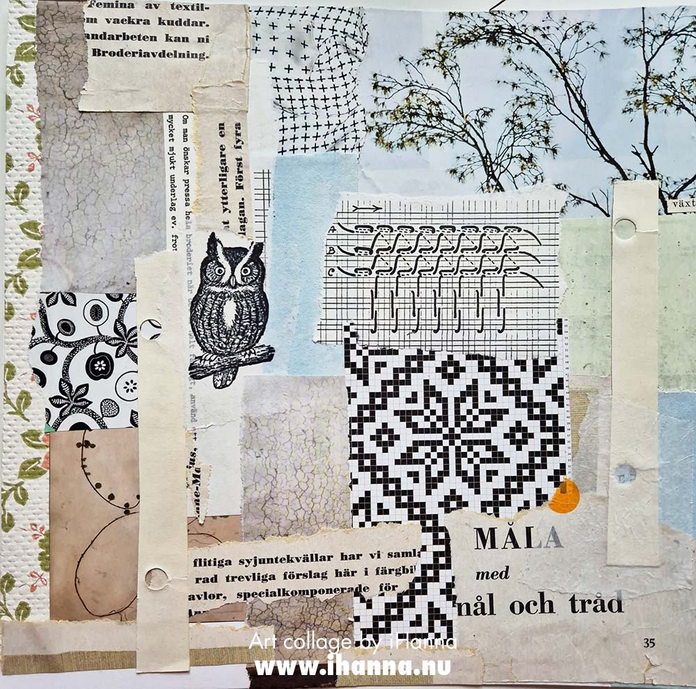 Going big with the 365 collages in 2025 - title Do not make this any harder than it has to be by iHanna - (Photo Copyright Hanna Andersson)