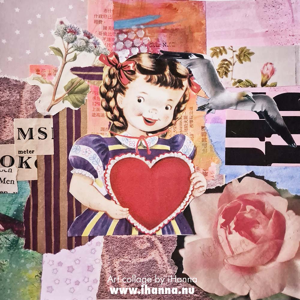 Liberation of the 365 collages in 2025 project - title Taking this back today - by iHanna - (Photo Copyright Hanna Andersson)