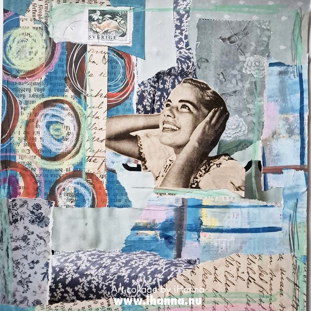 Liberation of the 365 collages in 2025 project - title When your silence is Everything - by iHanna - (Photo Copyright Hanna Andersson)