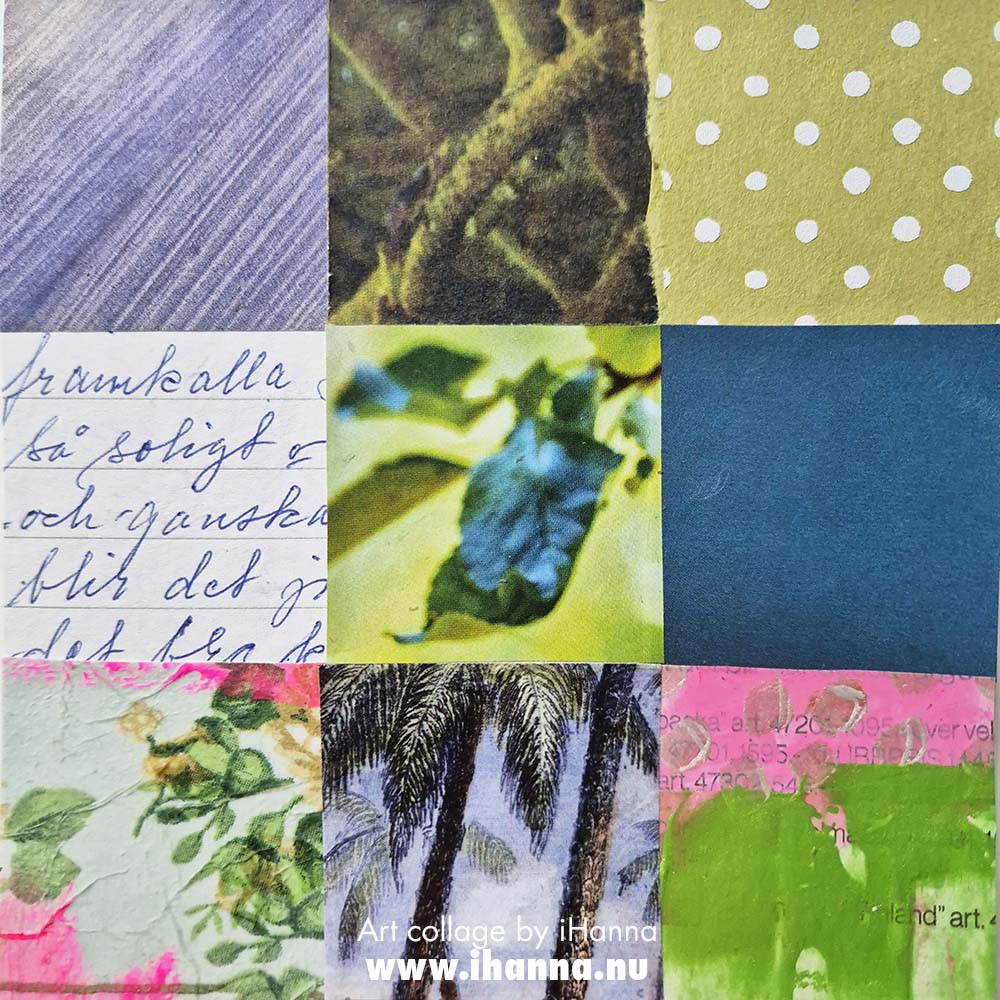 Endless Grids for week 45 of 365 collages in 2025 by iHanna - title 310 On blueberry hill (Photo Copyright Hanna Andersson)