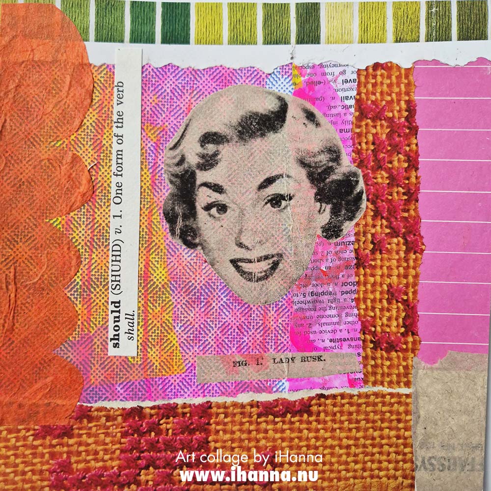 365 collages iHanna in 2025 - title We shall vote about it (Copyright Hanna Andersson)