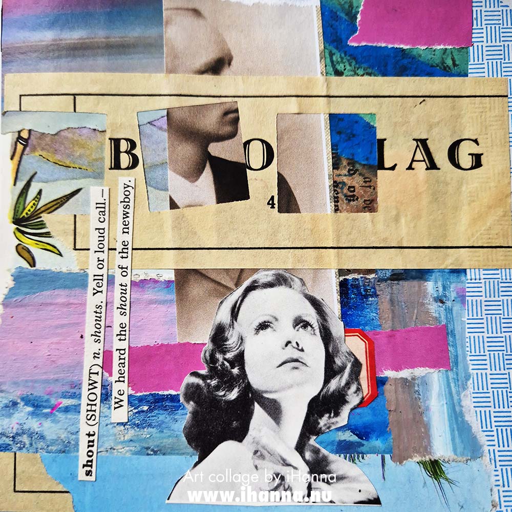 365 collages iHanna in 2025 - title Can not hear you anymore (Copyright Hanna Andersson)