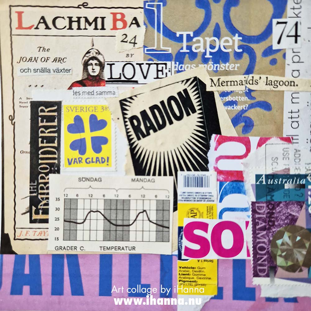 The last couple of collages in my project 365 collage in 2025 this one titled Vehicles of Communication by iHanna (Copyright Hanna Andersson)