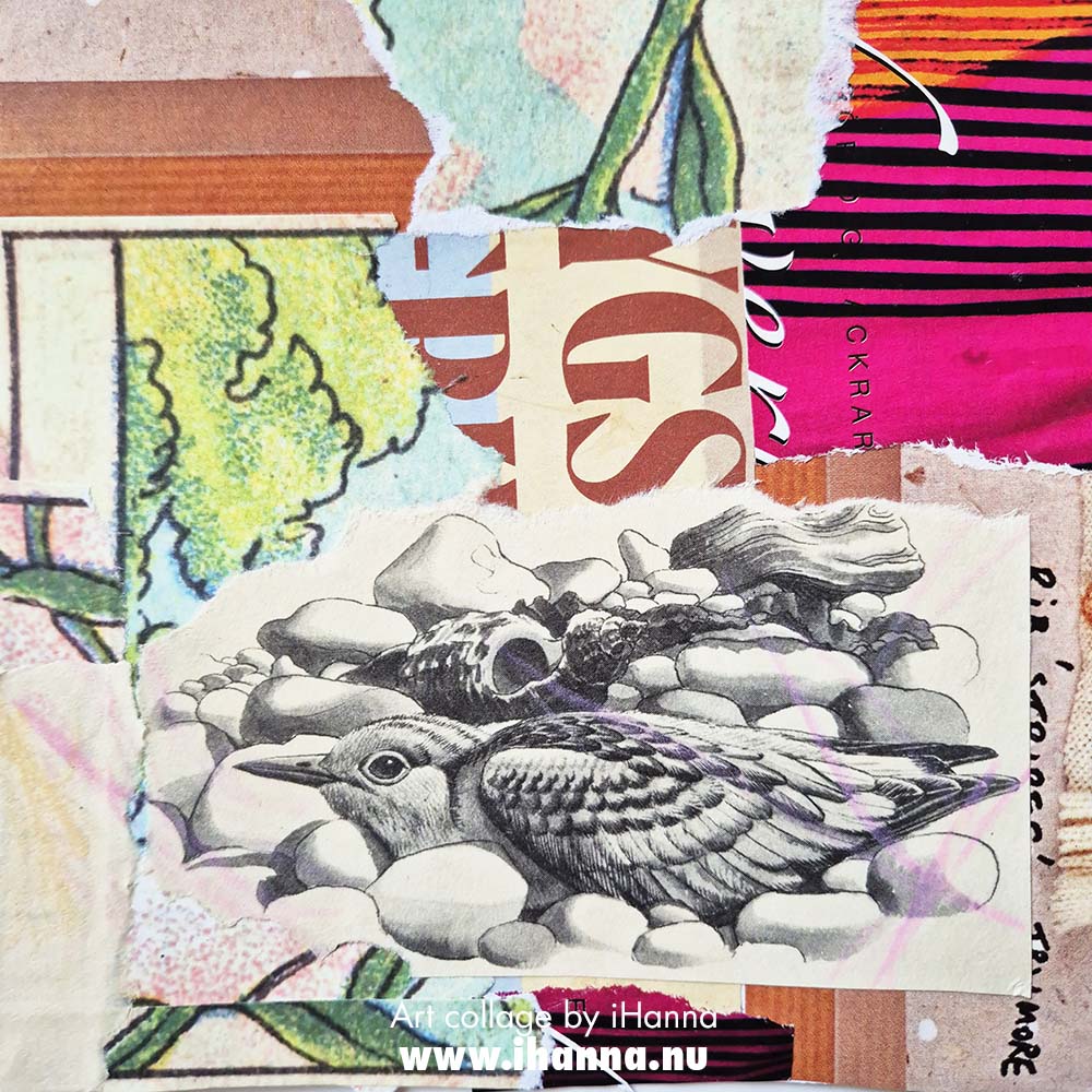 The last week of collages in my project 365 collage in 2025 this one titled A peculiar resting ground by iHanna (Copyright Hanna Andersson)