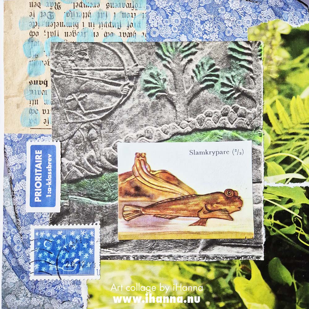 The last collage in my project 365 collage in 2025 titled Slow n steady wins the race by iHanna (Copyright Hanna Andersson)